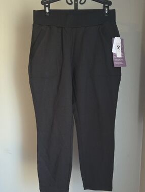 Christopher & Banks Black Pull-On Jogger Pants Size Small Petite NWT